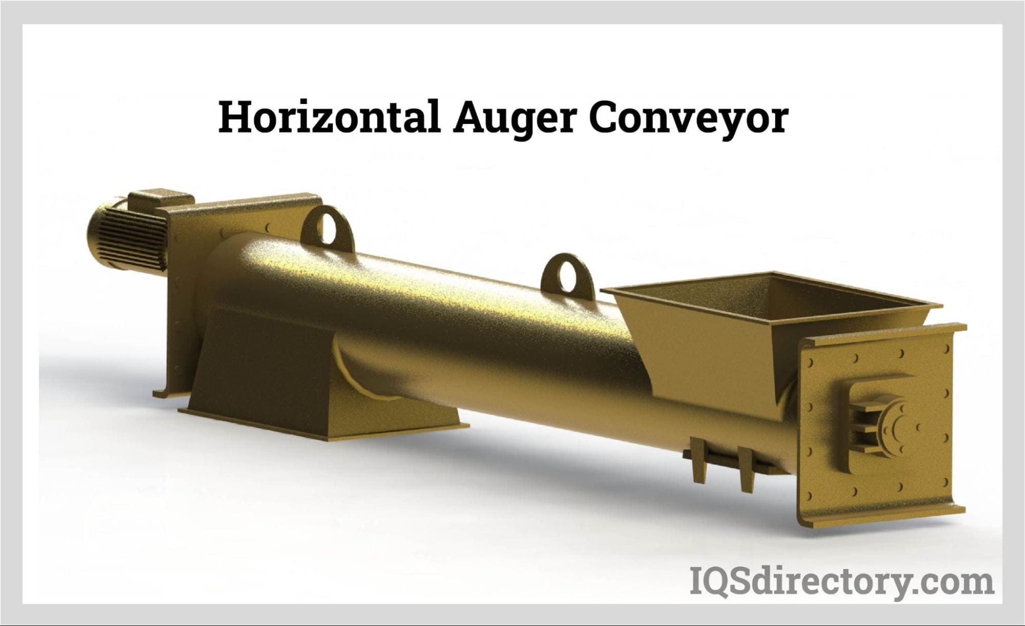 horizontal auger conveyor
